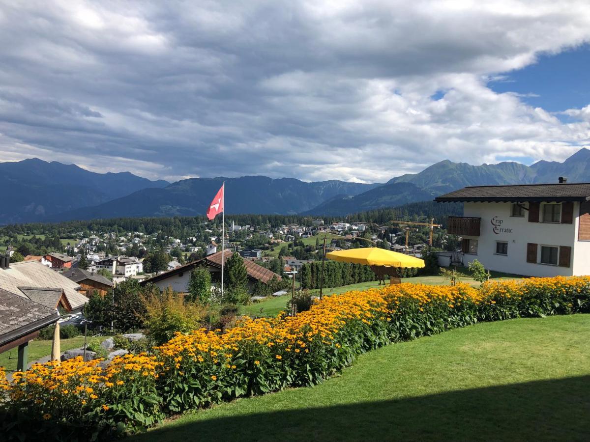 Casa Admisa, Spektakulaere Aussicht, Ski In And Out, Hochwertige Einrichtung, Valserstein Und Eiche Flims Zewnętrze zdjęcie