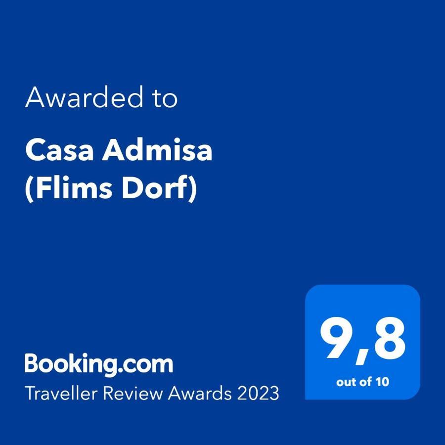 Casa Admisa, Spektakulaere Aussicht, Ski In And Out, Hochwertige Einrichtung, Valserstein Und Eiche Flims Zewnętrze zdjęcie