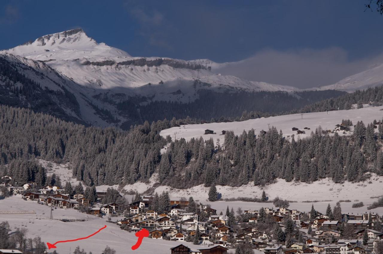 Casa Admisa, Spektakulaere Aussicht, Ski In And Out, Hochwertige Einrichtung, Valserstein Und Eiche Flims Zewnętrze zdjęcie